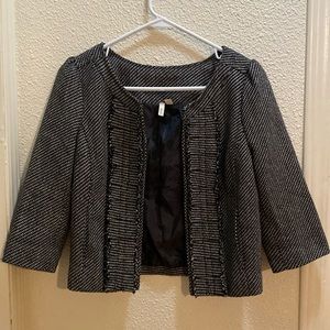 Frenchi cropped tweed jacket M